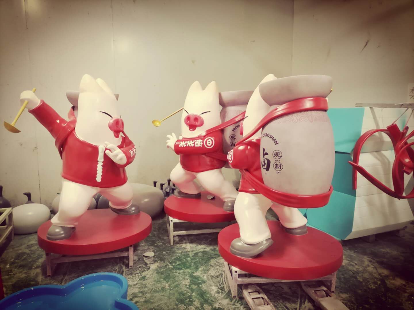 玻璃鋼卡通雕塑定制